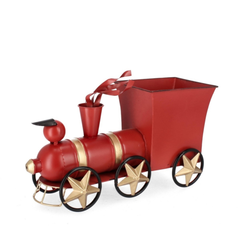 DECORAZIONE 1P SANTA CLAUS TRENO