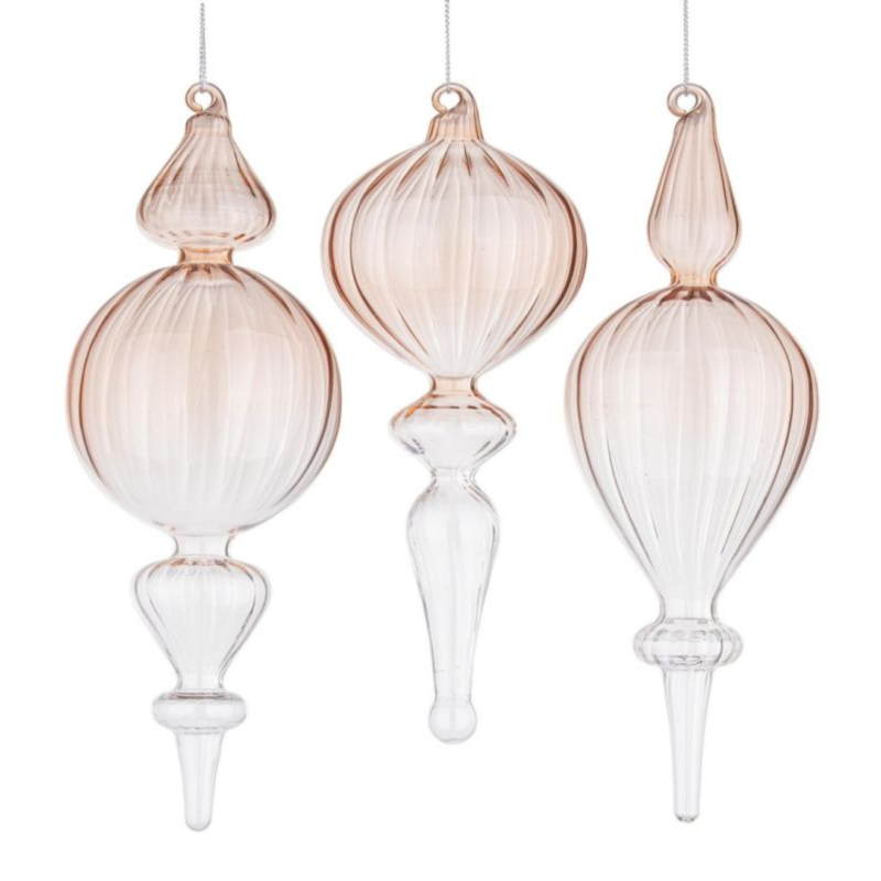 BOX3 NUANCE BEIGE GL ORNAMENT ASS3