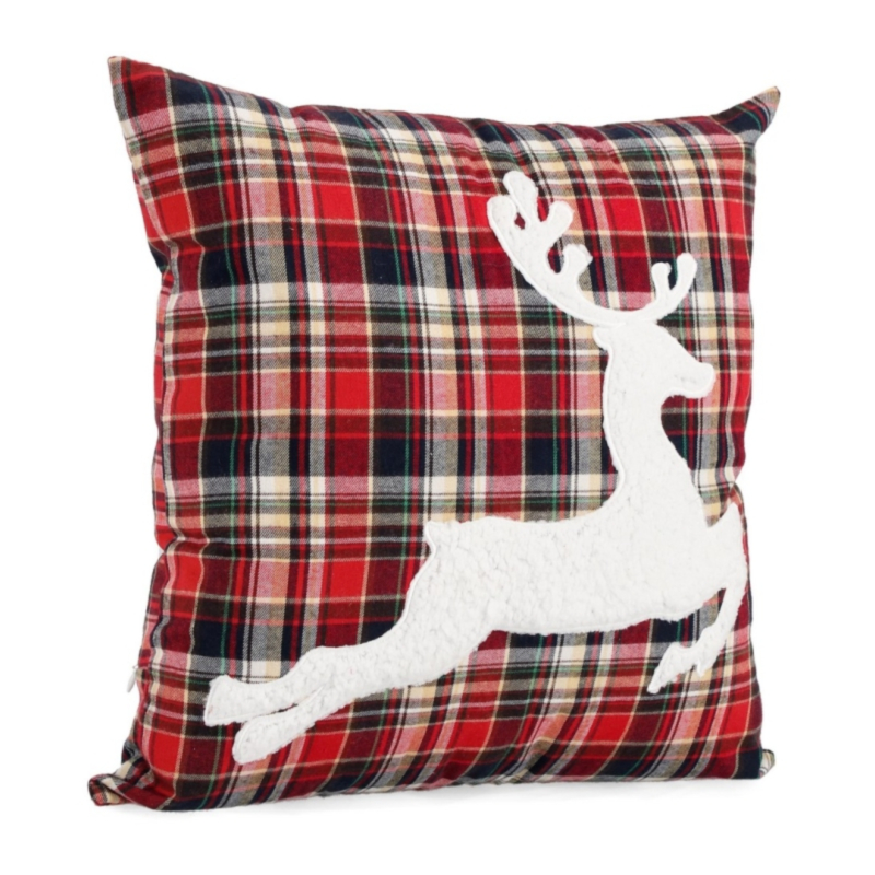 CUSCINO CAROL TARTAN C-RENNA 45X45