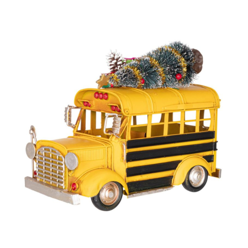 CHORIS SCHOOLBUS W-GIFTS DECORATION