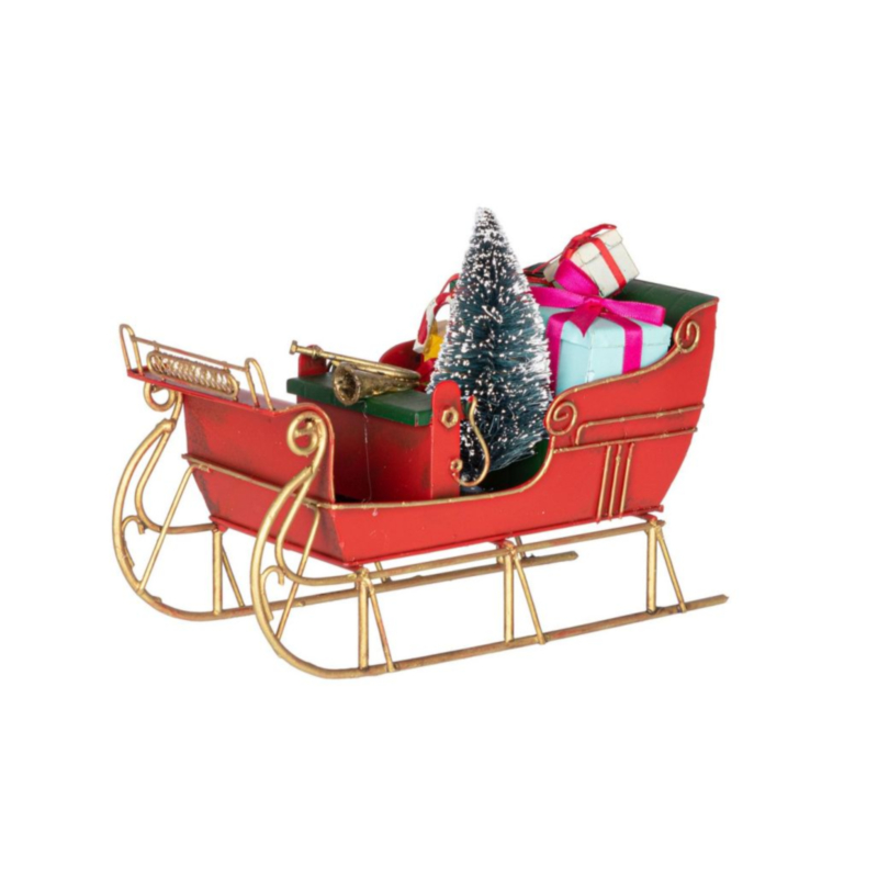 JAYNE SLEIGH W-GIFTS DECORATION