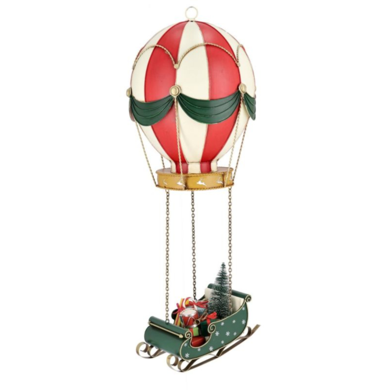 NOELLE HOT AIR BALLOON W-GIFTS DECOR