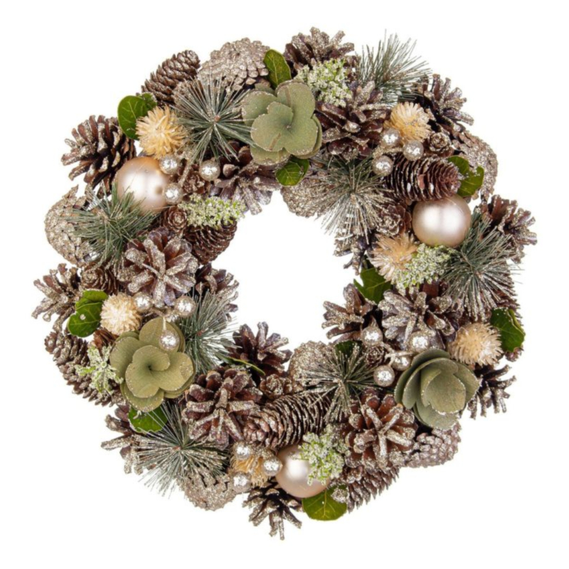 CORONA AILEEN VERDE-NATURALE D34