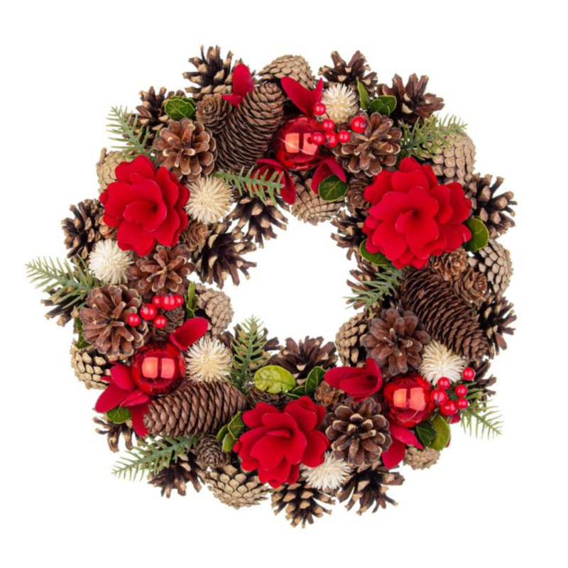 CORONA ALISSA ROSSO-NATURALE D34