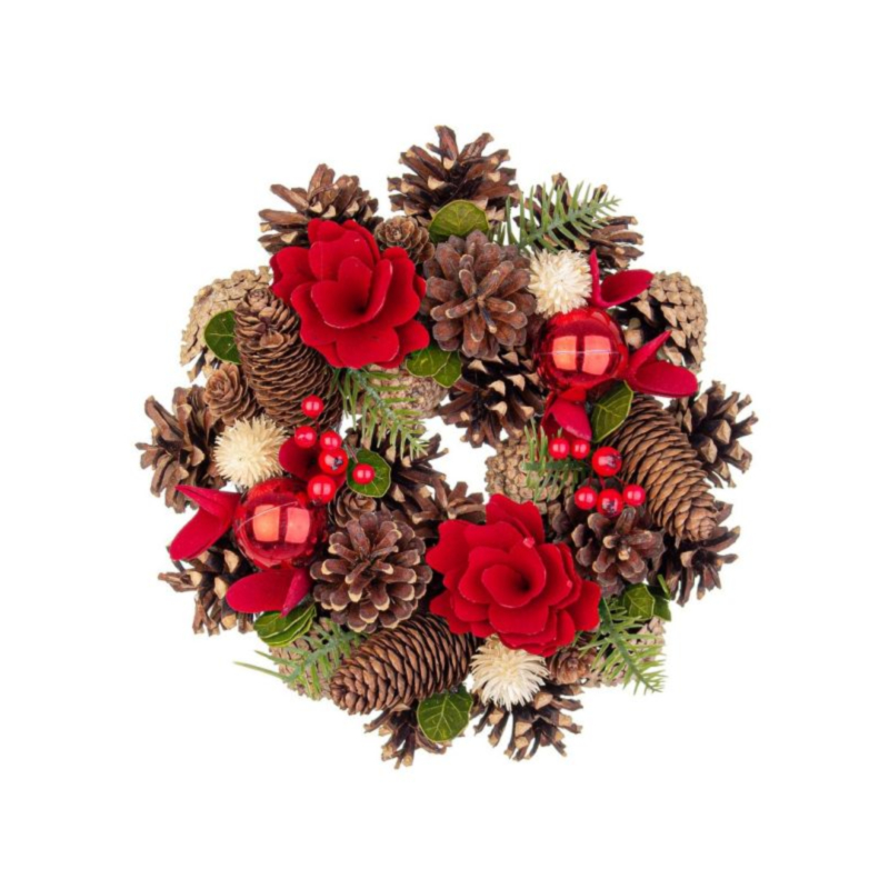 CORONA ALISSA ROSSO-NATURALE D26