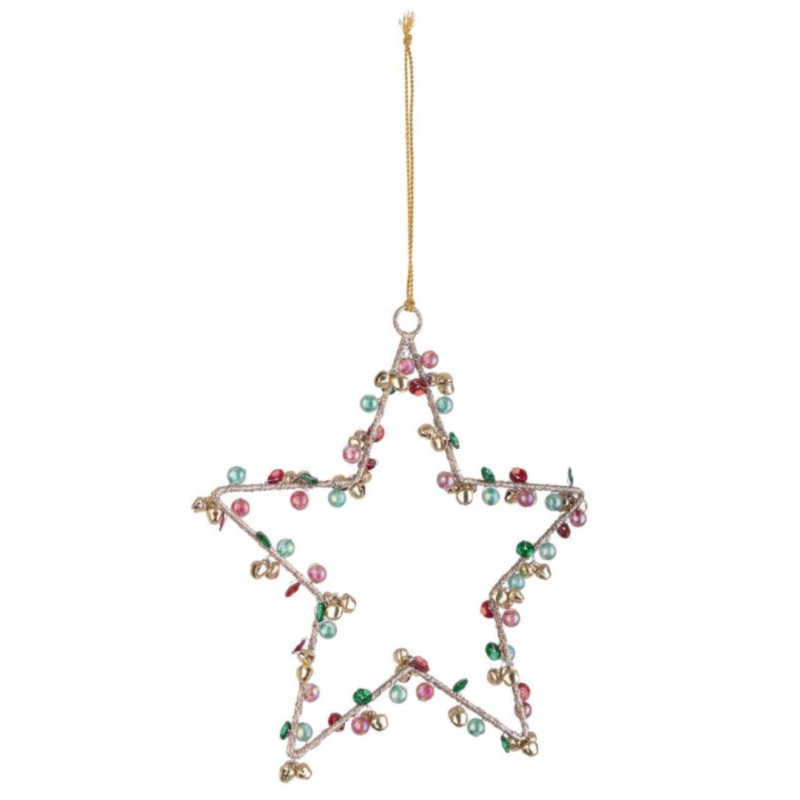 PENDAGLIO BEAD STELLA MULTICOLOR 18X18