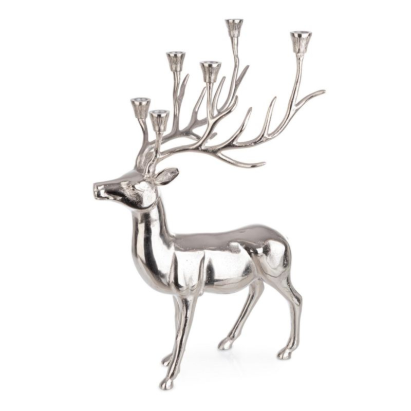 BLITZEN ST REINDEER CANDLE HOLDER 6P