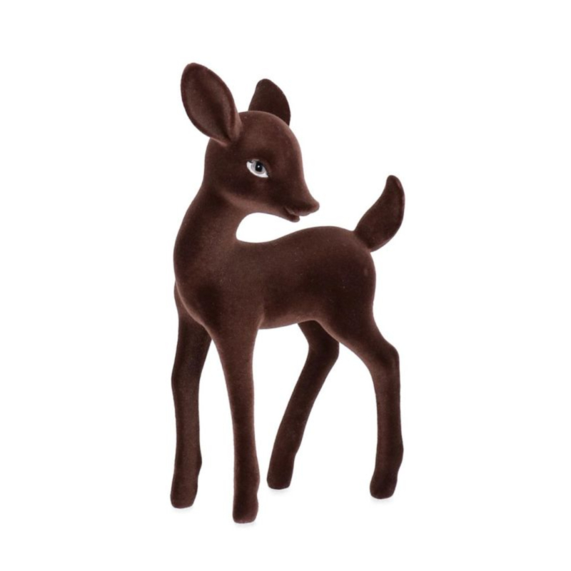 FLOCKING ST BROWN REINDEER H17