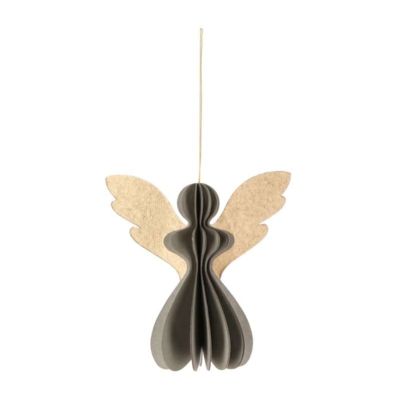 PENDAGLIO DALILA ANGELO GRIGIO-ORO H13