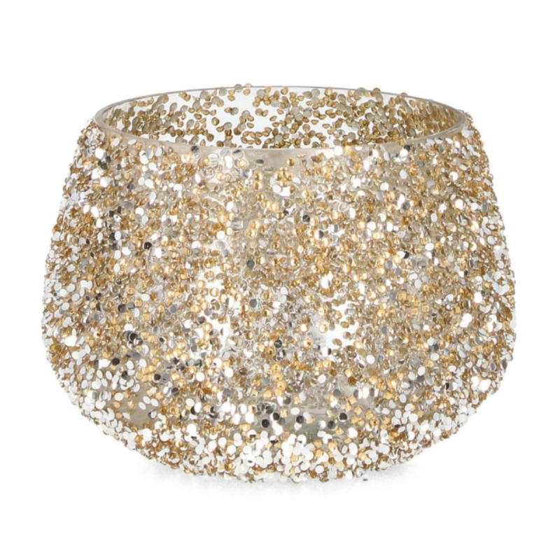 BRILLANT GOLD GL CANDLE HOLD.D16,5X12H