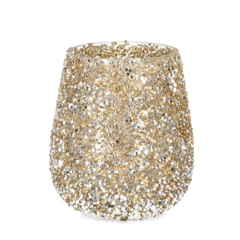 BRILLANT GOLD GL CANDLE HOLD.D13,5X15H