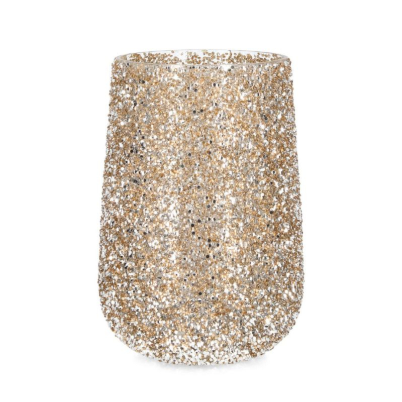 BRILLANT GOLD GL CANDLE HOLD.D18,5X27H