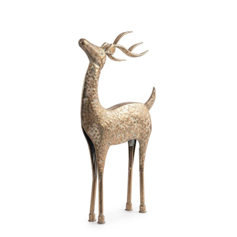 BRYANNA STAND GOLD REINDEER H69,5