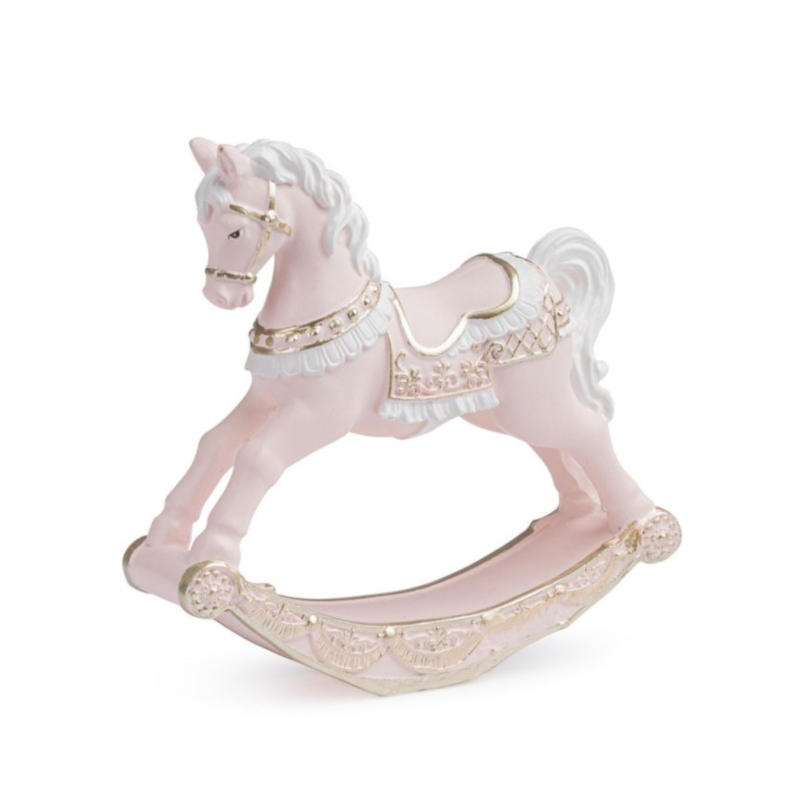 DARLING PINK ROCKING HORSE H11,5