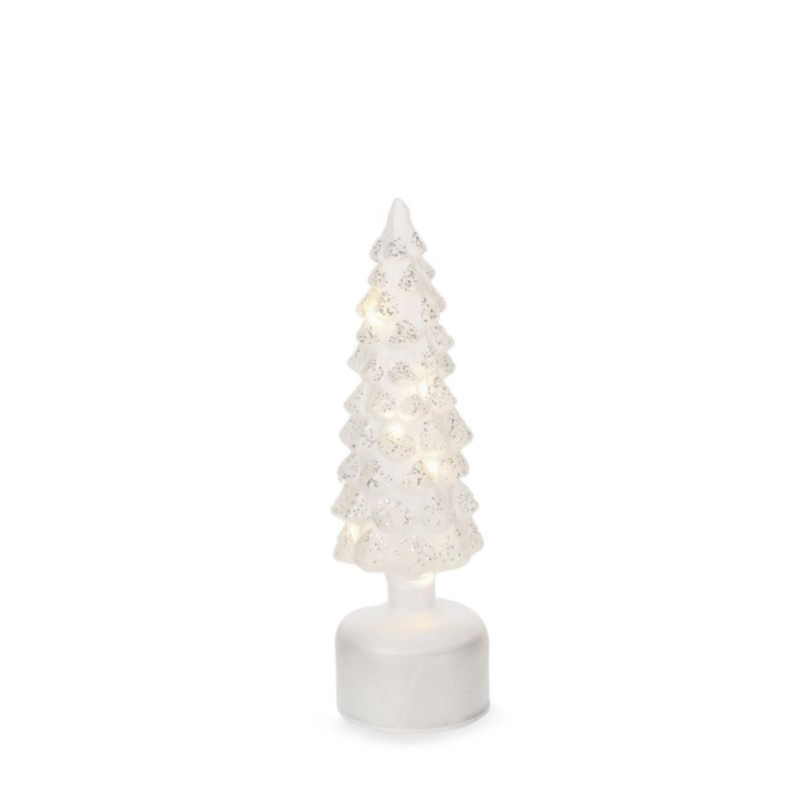 FROSTY WHITE GL ROTATING PINE H30 W-LED