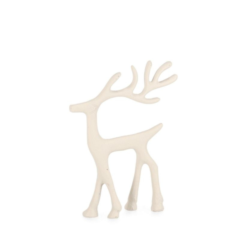 CLOVELY STAND IVORY REINDEER H16,5