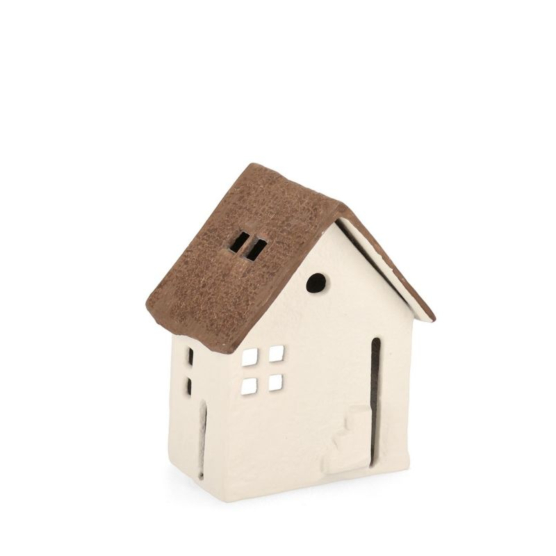 CLOVELY 1P HOU IVO TEALIGHT HOLDER H15,5