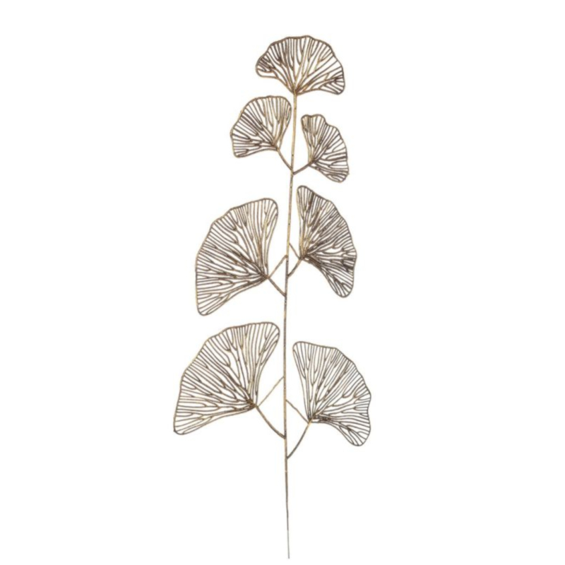 RAMO EDHEL GINGKO NERO-ORO H64CM