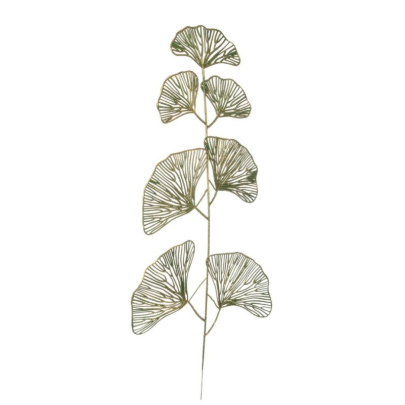 RAMO EDHEL GINGKO VERDE-ORO H64CM
