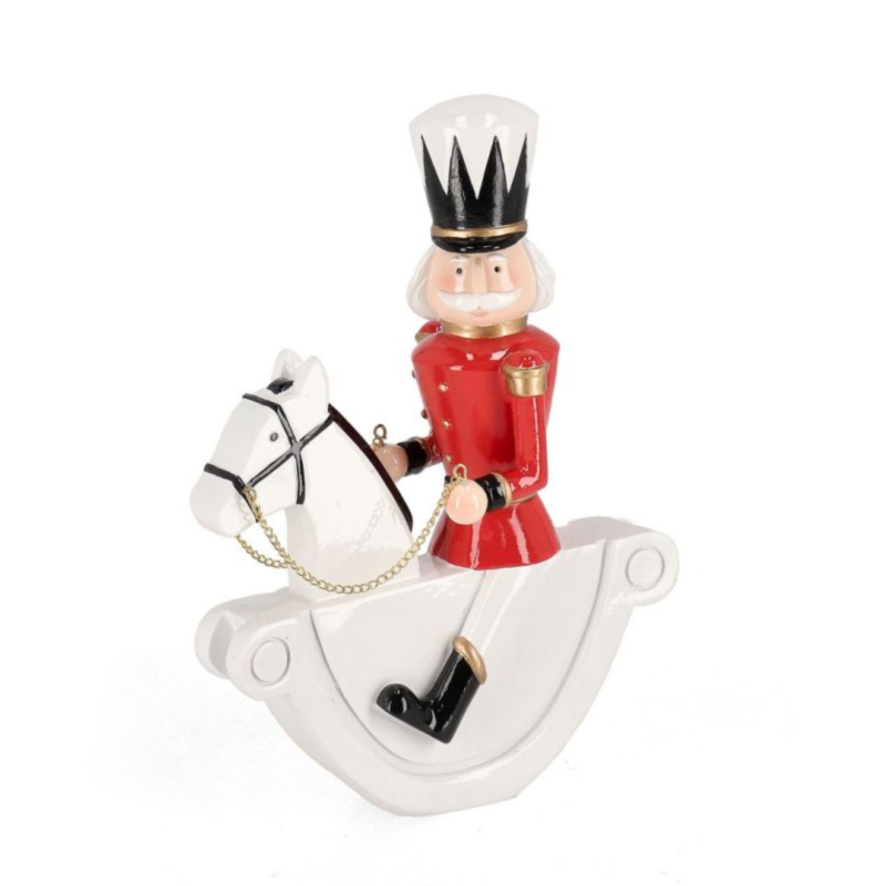 SIMON LITTLE SOLDIER W-ROCKING HORSE H24