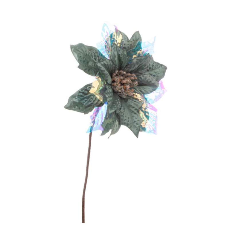 PICK POINSETTIA JAYDE VERDE IRIDESC H7