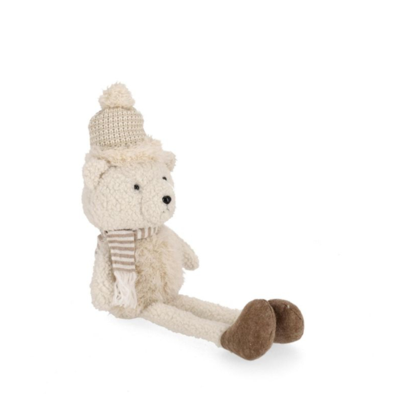 CHRISSY LEGS BEAR W-SCARF H52