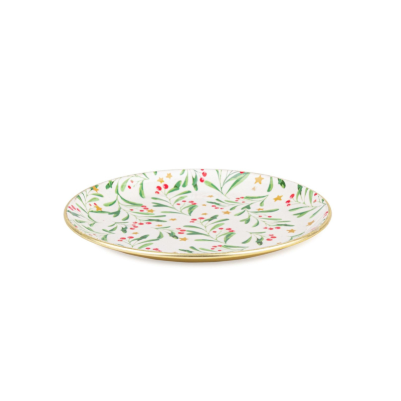 SYLVAN RO HOLLY DECORATIVE PLATE D20,5