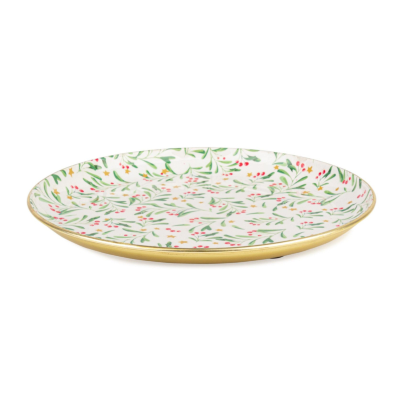SYLVAN RO HOLLY DECORATIVE PLATE D30