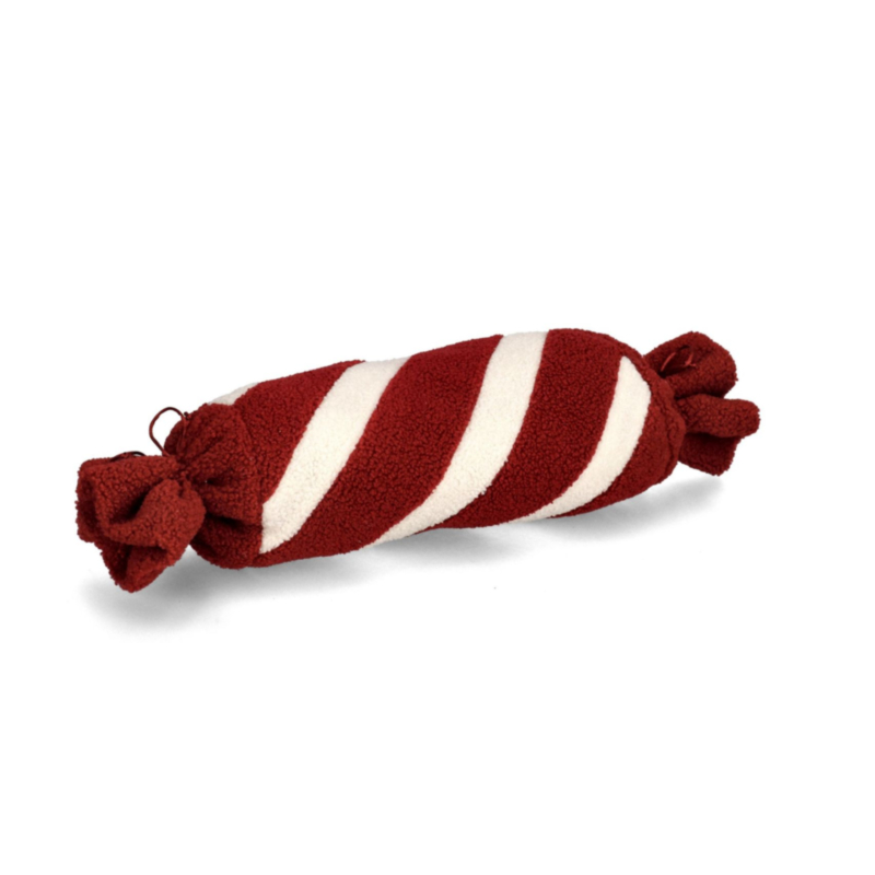 CUSCINO BONBONS CARAMELLA ROSSO 54X13