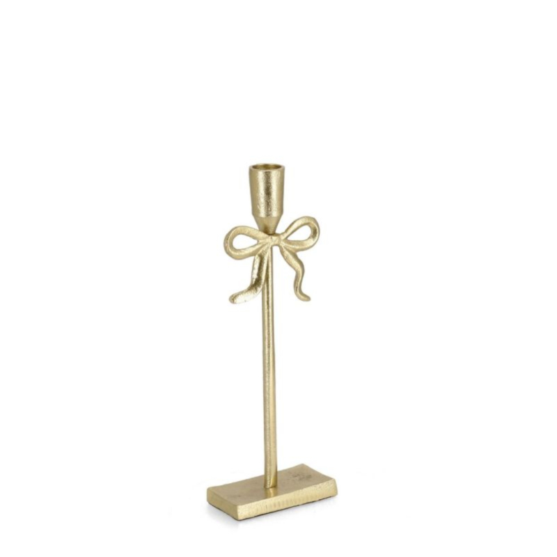 ALEXIS GOLD CANDLE HOLDER H27,5