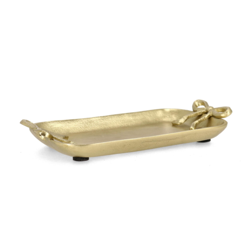 ALEXIS GOLD DECORATIVE TRAY 26X14,5