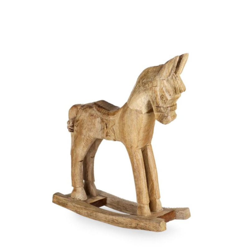 CAVALLINO A DONDOLO ARCHER MARRONE H26