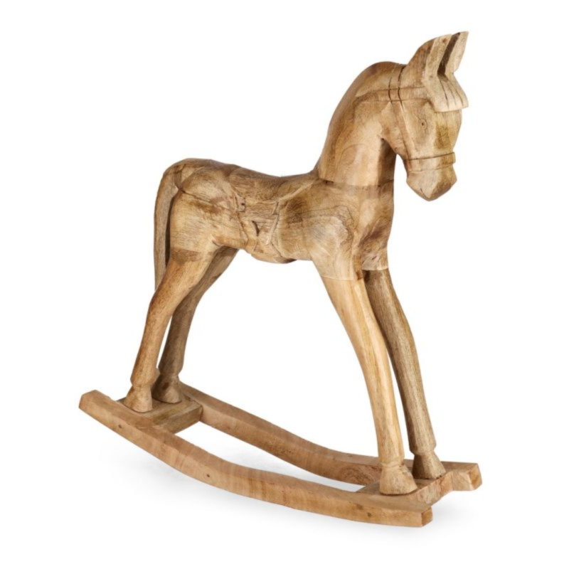 ARCHER BROWN ROCKING HORSE H38