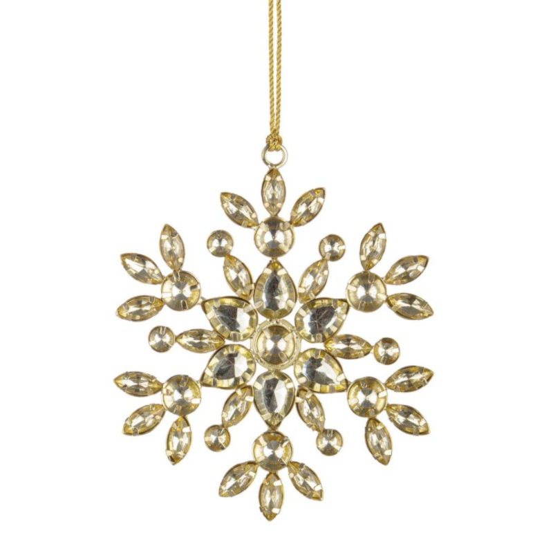 PENDAGLIO JEXON FIOCCO NEVE 6P ORO 11X11
