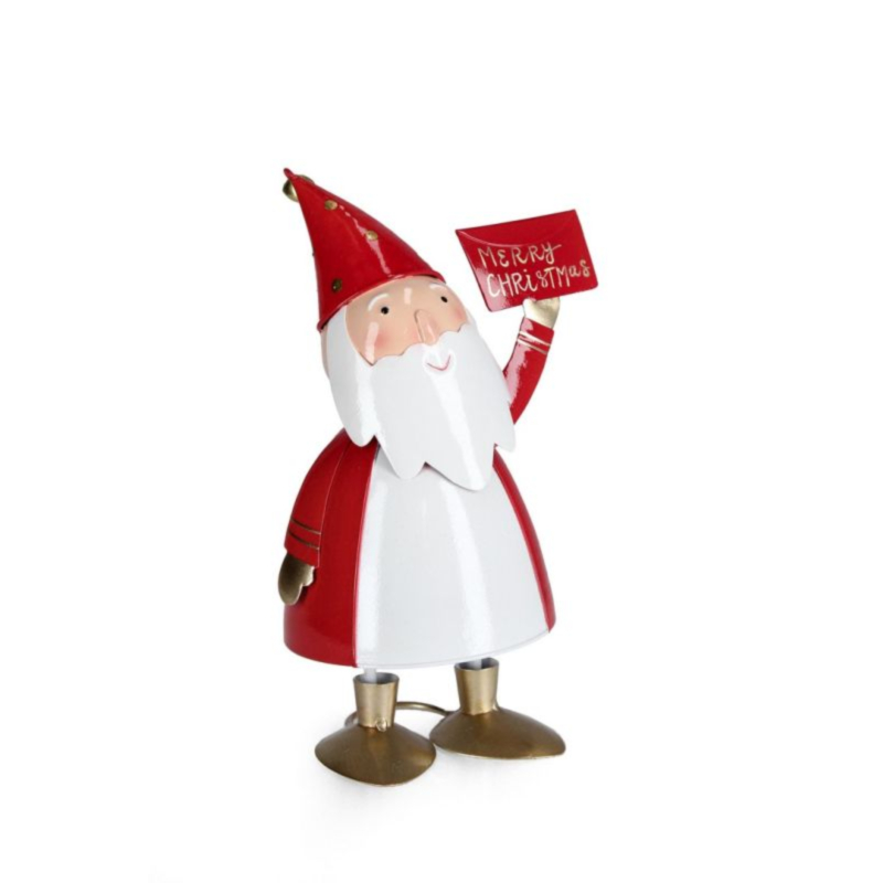 CLAUS STAND MERRY XMAS SANTA H19
