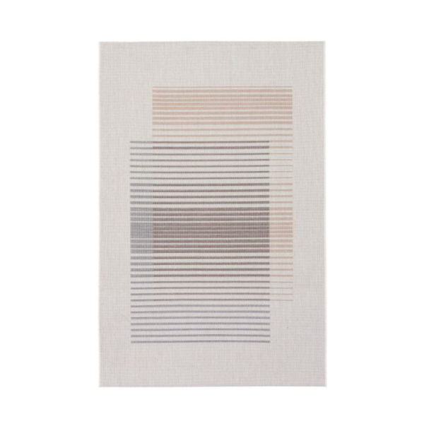KINO BEIGE-BLUE-ORANGE CARPET 160X230