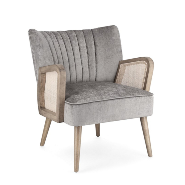 VIRNA SILVER ARMCHAIR